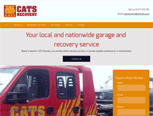 Tablet Screenshot of catsrecovery.co.uk